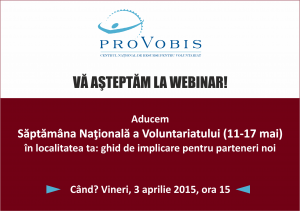 Read more about the article WEBINAR „SNV în localitatea ta: ghid de implicare pentru parteneri noi”