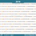 Calendar de perete 2016