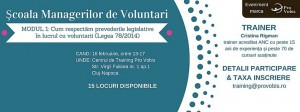 Read more about the article Training SMV: Cum respectăm prevederile legislative în lucrul cu voluntarii?