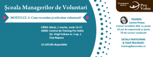 Read more about the article Training SMV: Cum recrutăm și selectăm voluntarii?