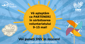 Read more about the article Vă vrem parteneri în Săptămâna Națională a Voluntariatului!