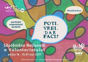 Read more about the article Azi a început Săptămâna Națională a Voluntariatului!