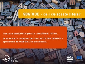 Read more about the article Training: ODD/SDG – ce-i cu-aceste litere?